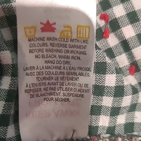 Hatley Red and White Plaid Button Down Shirt Large - Picture 11 of 12